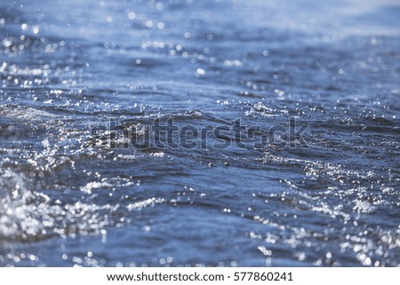 Blur water surface Splashing Of Rippled Water