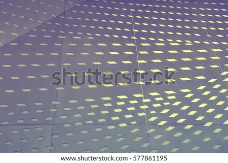 Abstract 3d interior with polygonal pattern on the wall background ang texture