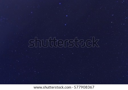 Ursa Major constellation in night sky