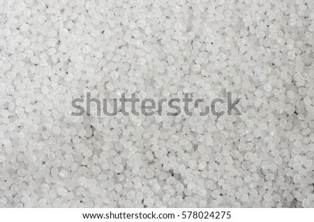 Background granules of low density polyethylene