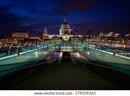 St. Paul's Cathedral, with its famous dome, is the most famous church in London and it was until 1967 the highest building in the city.