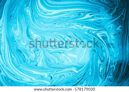 Blue Oil paint for background. blue abstract brush picture