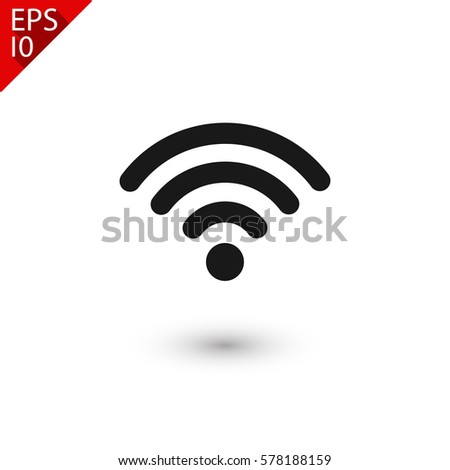 wifi, wi-fi icon. One of set web icons