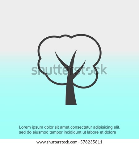 Tree vector icon