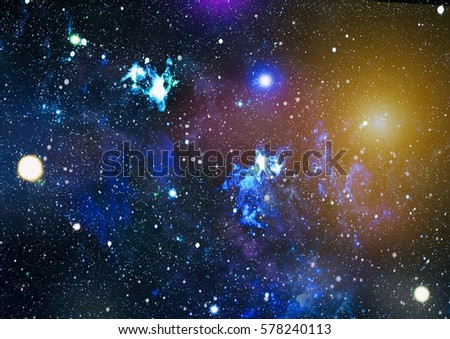 Starry outer space  background texture .
