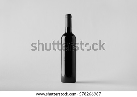 Wine Bottle Mock-Up Royalty-Free Stock Photo #578266987