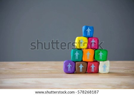 Business team building , Human Resource Management and Job Hiring Recruitment concept Royalty-Free Stock Photo #578268187