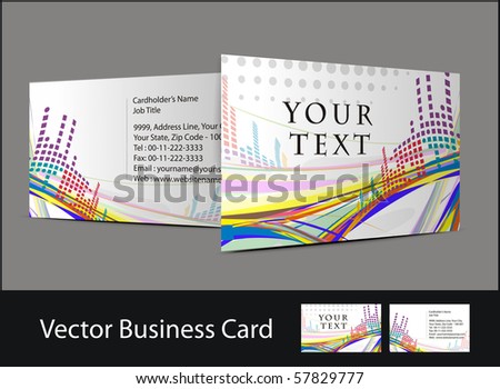 vector business card set , elements for design.