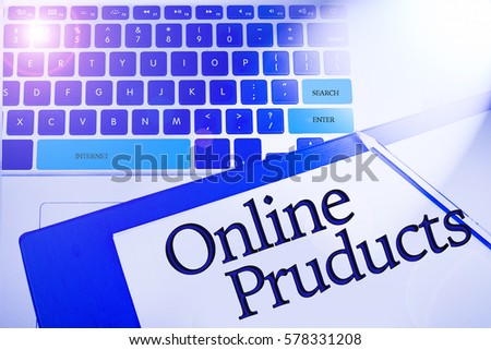 word in business concepts, technology background in laptop and notepad