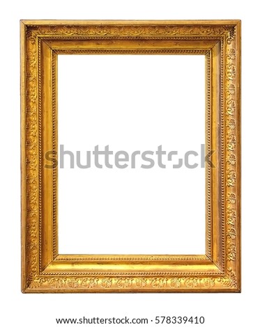 Gilded wooden frame for a picture