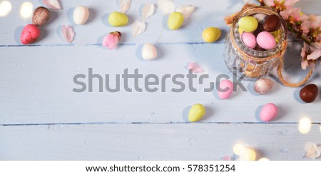 Spring background, Greeting card for Easter