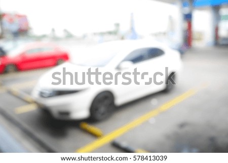 Blurred  background abstract and can be illustration to article of Parking garage