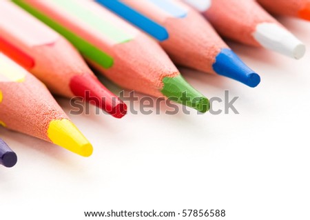 Collection of colorful pencils