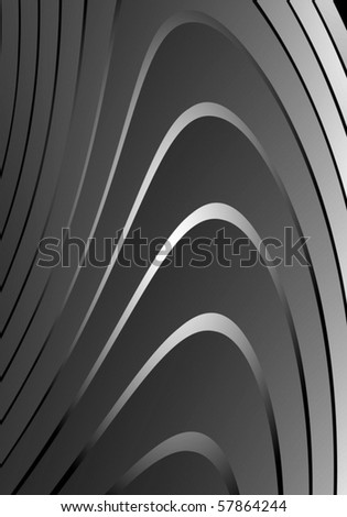 Silver vector  abstract curvatures