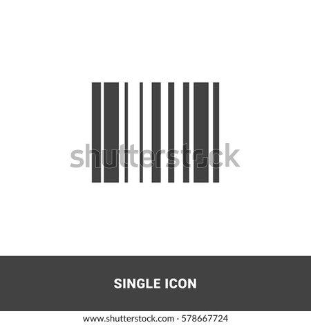 Icon barcode Single Icon Graphic Design