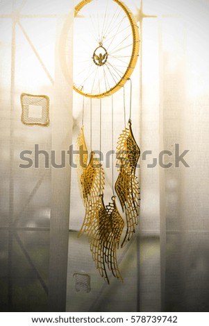 Dream Catcher decorative with the angel wings