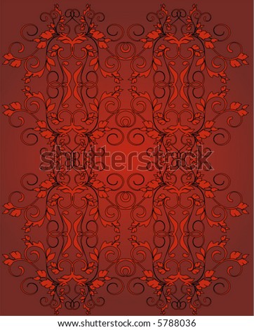 red background - vector