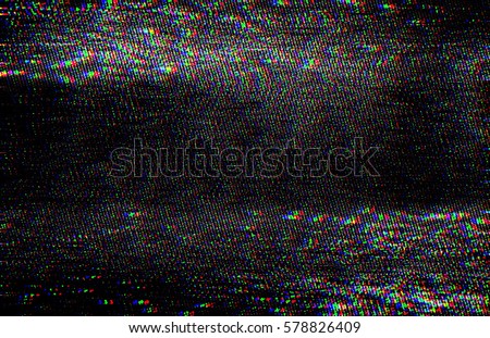 Test Screen Glitch Texture. Royalty-Free Stock Photo #578826409