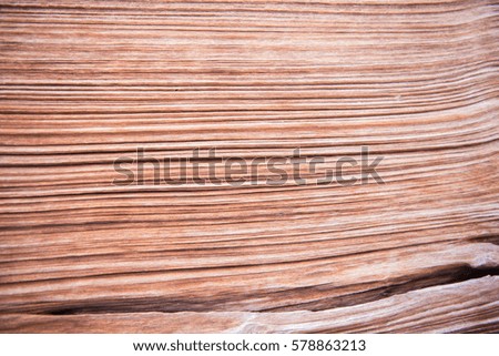 
Wood for background and text.