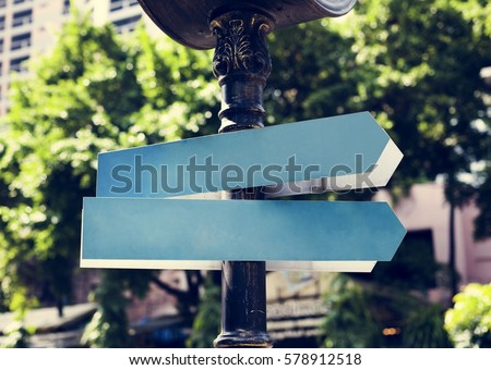 Street Sign Direction Location City Urban