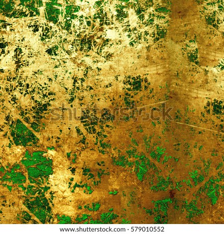 Yellow with green grunge texture