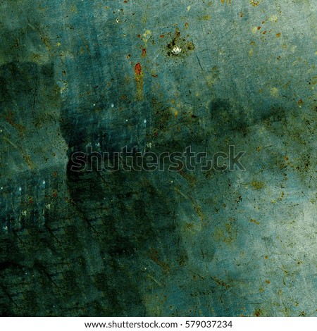 Texture of rusty metal blue