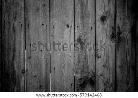 Old grey wood. Grunge background. Blackboard.