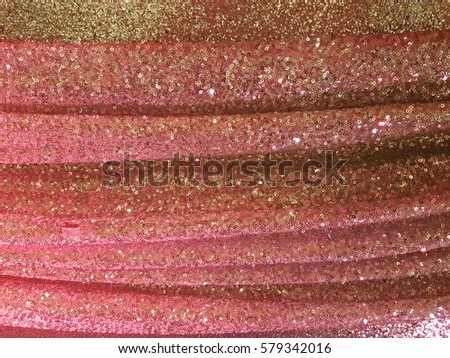 Pink and gold glitter texture pattern background