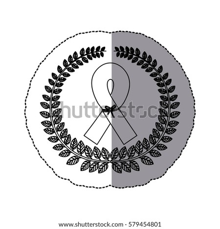 symbol Breast cancer emblem icon, vector illustration design