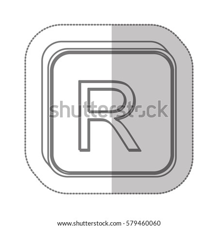 rand currency symbol icon image, vector illustration