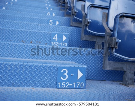 Seat football stadium