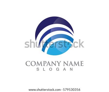 Business finance logo vector template