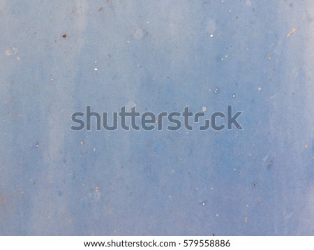 Old blue paint metal surface texture for background