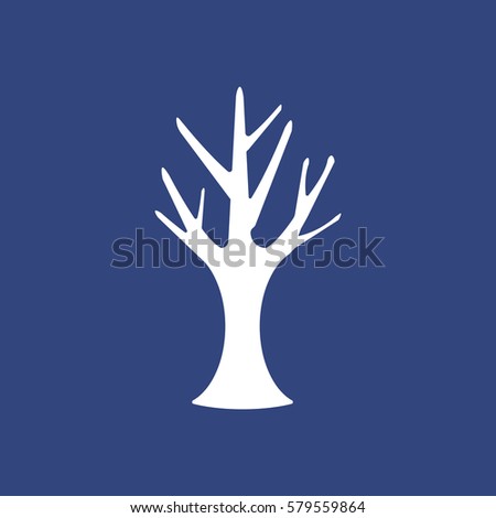 Tree Icon Vector flat design style