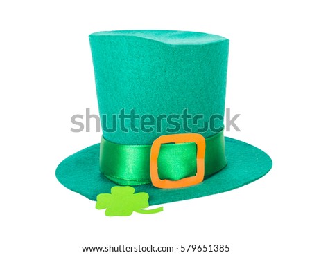 St Patrick's Day concept with shamrock