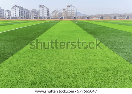 The football field