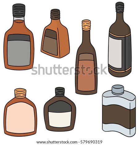 vector set of liqueur