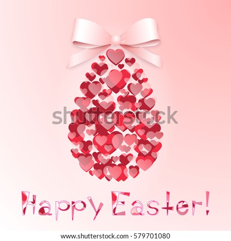 Egg Easter. Vector Illustration
