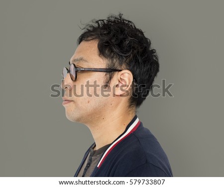 Asian Portrait Photo Standing Adult Side