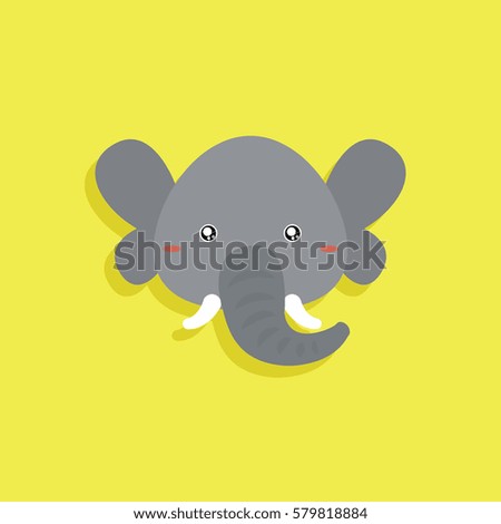 Cartoon Elephant face