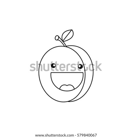 Line drawing fruit