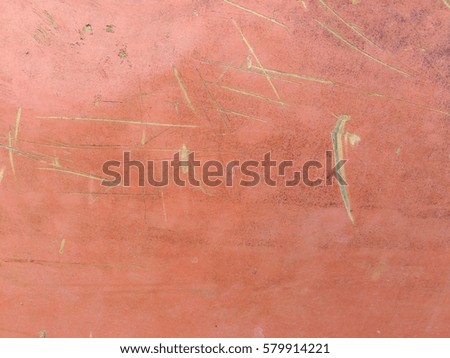 Old rusty orange metal plate texture background