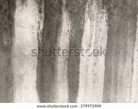 Dirty dark white paint concrete wall background and texture