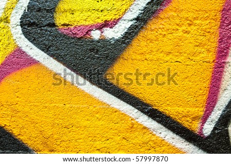 graffiti closeup Royalty-Free Stock Photo #57997870