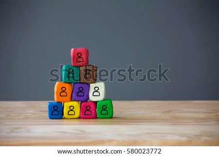 Business team building , Human Resource Management and Recruitment concept Royalty-Free Stock Photo #580023772