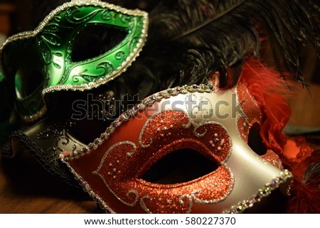Mardi Gras Face Mask
