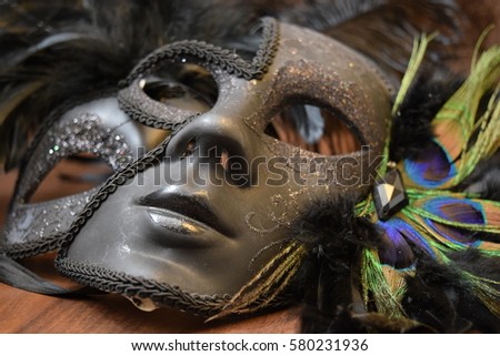Mardi Gras Face Mask