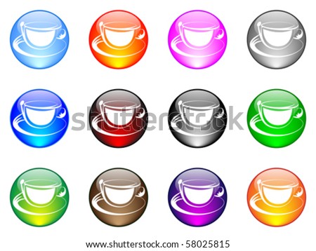 coffee cup button