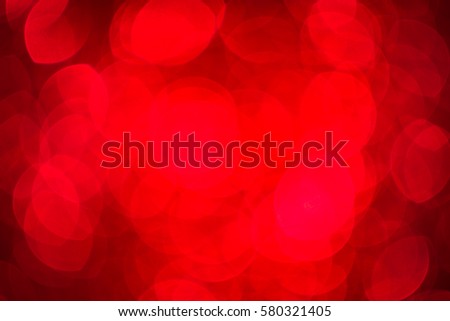 Red abstract defocus background  bokeh light circles.