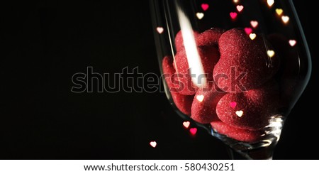 Heart Candy.  Greeting card for Mother's Day, 8 March, Birthday, Valentines Day